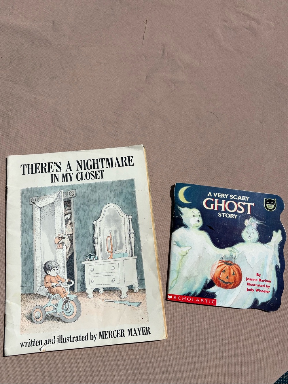 2 children books There is a nightmare in my closet and a very scary ghost